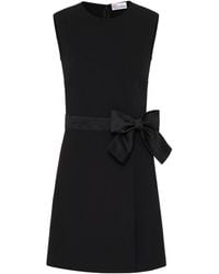 RED Valentino - Bow Waist Sleeveless Dress - Lyst
