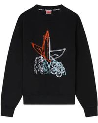 KENZO - X Futura 2000' Embroidered Sweatshirt - Lyst