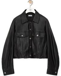 Loewe - Button-Up Cropped Jacket - Lyst