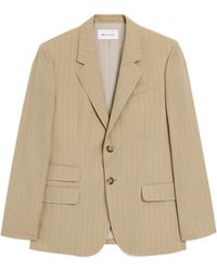 Ami Paris - Ami Pinstriped Single-Vent Blazer - Lyst