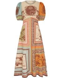 ALÉMAIS - Alberta Midi Dress - Lyst