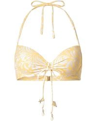 Twinset - Floral-Print Push-Up Bikini Top - Lyst
