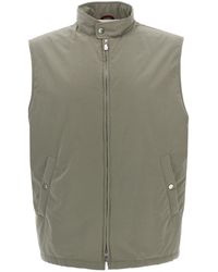 Brunello Cucinelli - High-Neck Zipped Gilet - Lyst