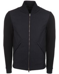 Armani Collezioni - Zipper Casual Jacket - Lyst