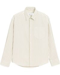 Ami Paris - Ami Ami De Coeur Striped Boxy Shirt - Lyst