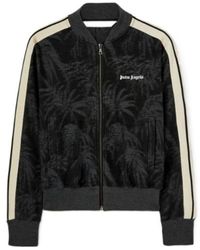 Palm Angels - Palms Jacquard Zip-Up Sweatshirt - Lyst
