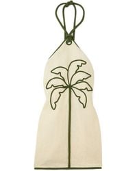 FARM Rio - Tree-Embroidered Mini Dress - Lyst