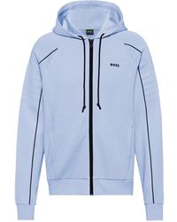 BOSS - Saggy Full Zip Hoody - Lyst