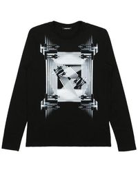 KARL LAGERFELD - Printed T-Shirt - Lyst