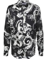 Versace Jeans Couture - Couture Allover Printed Long-Sleeved Shirt - Lyst