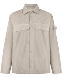 Stone Island - Shirt-Style Jacket - Lyst
