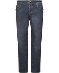 Jacob Cohen - Nick Mid-Rise Slim-Fit Jeans - Lyst