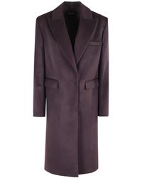 FEDERICA TOSI - Peak-Lapel Coat - Lyst