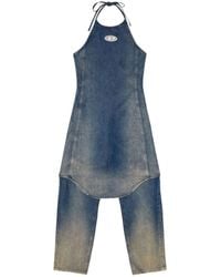 DIESEL - De-Cynthia- Halter Jumpsuit - Lyst