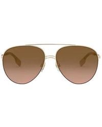 Burberry - Eyewear Aviator Frame Sunglasses - Lyst