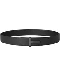 Tom Ford - Double-Sided T-Buckle Belt - Lyst