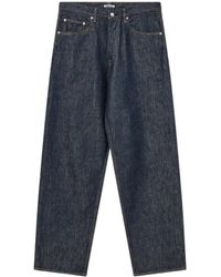 AURALEE - Belt Ring Denim Trousers - Lyst