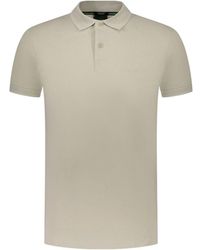 BOSS - Boss Logo Embossed Short-Sleeved Polo Shirt - Lyst