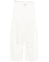 Sacai - Belted Wide Leg Pants - Lyst