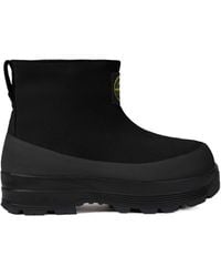 Stone Island - Compass Patch Ankle Boots - Lyst