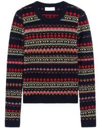Dries Van Noten - Patterned Knitted Sweater - Lyst