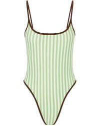Haight - Pipping Thidu Striped Swimsuit - Lyst