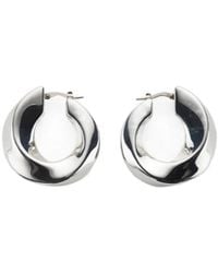 Bottega Veneta - Twist Hoop Earrings - Lyst