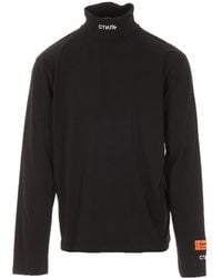 Heron Preston - Logo Embroidered Turtleneck Pullover - Lyst