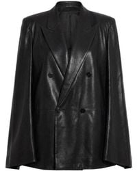 Gucci - Wool Jacket With Chintzed Finish - Lyst