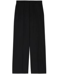 Balenciaga - Pressed Crease Tailored Trousers - Lyst