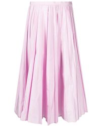 Philosophy Di Lorenzo Serafini - Pleated Midi Skirt - Lyst