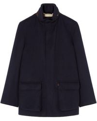 Loro Piana - High-Neck Long Sleeved Jacket - Lyst