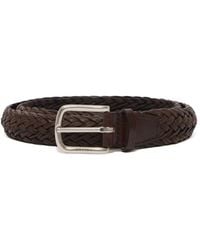 Orciani - Woven Buckle Belt - Lyst