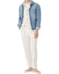 Brunello Cucinelli - Lightweight Old Denim Four-Pocket Jacket - Lyst