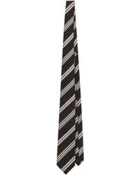 Dolce & Gabbana - Striped Jacquard Tie - Lyst