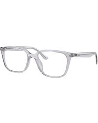 Ray-Ban - Geometric Frame Plain Glasses - Lyst