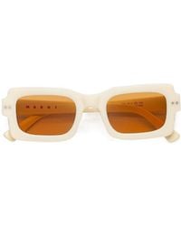 Marni - Logo Sunglasses - Lyst
