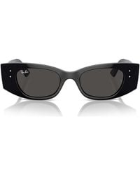 Ray-Ban - Kat Rectangular Sunglasses - Lyst