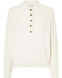 Blazé Milano - Alegria Cable Knit Polo Collar Sweater - Lyst