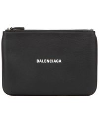 Balenciaga - Everyday Logo Pouch - Lyst