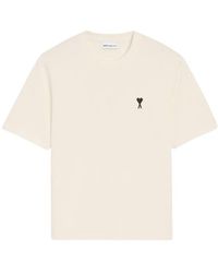 Ami Paris - Short-Sleeved Crewneck T-Shirt - Lyst
