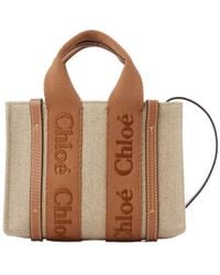 Chloé - Chloé Woody Mini Shoulder Bag - Lyst