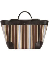Dolce & Gabbana - Striped Top Handle Tote Bag - Lyst