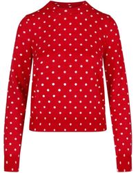 Comme des Garçons - Comme Des Garçons Homme Plus Polka Dot Crewneck Jumper - Lyst