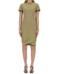 Sportmax - Ruched Detail Memo Midi Dress - Lyst