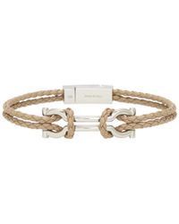 Ferragamo - Double Gancini Bracelet (20Cm) - Lyst