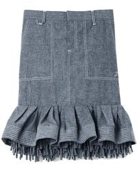 Jacquemus - The Cabana De-Nîmes Denim Skirt - Lyst