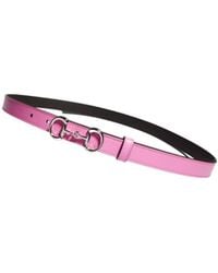 Gucci - Thin Belt With Horsebit Buckle - Lyst