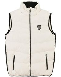 EA7 - Quilted Sleeveless Down Jacket - Lyst