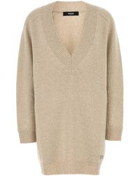 Versace - V-Neck Knitted Jumper - Lyst